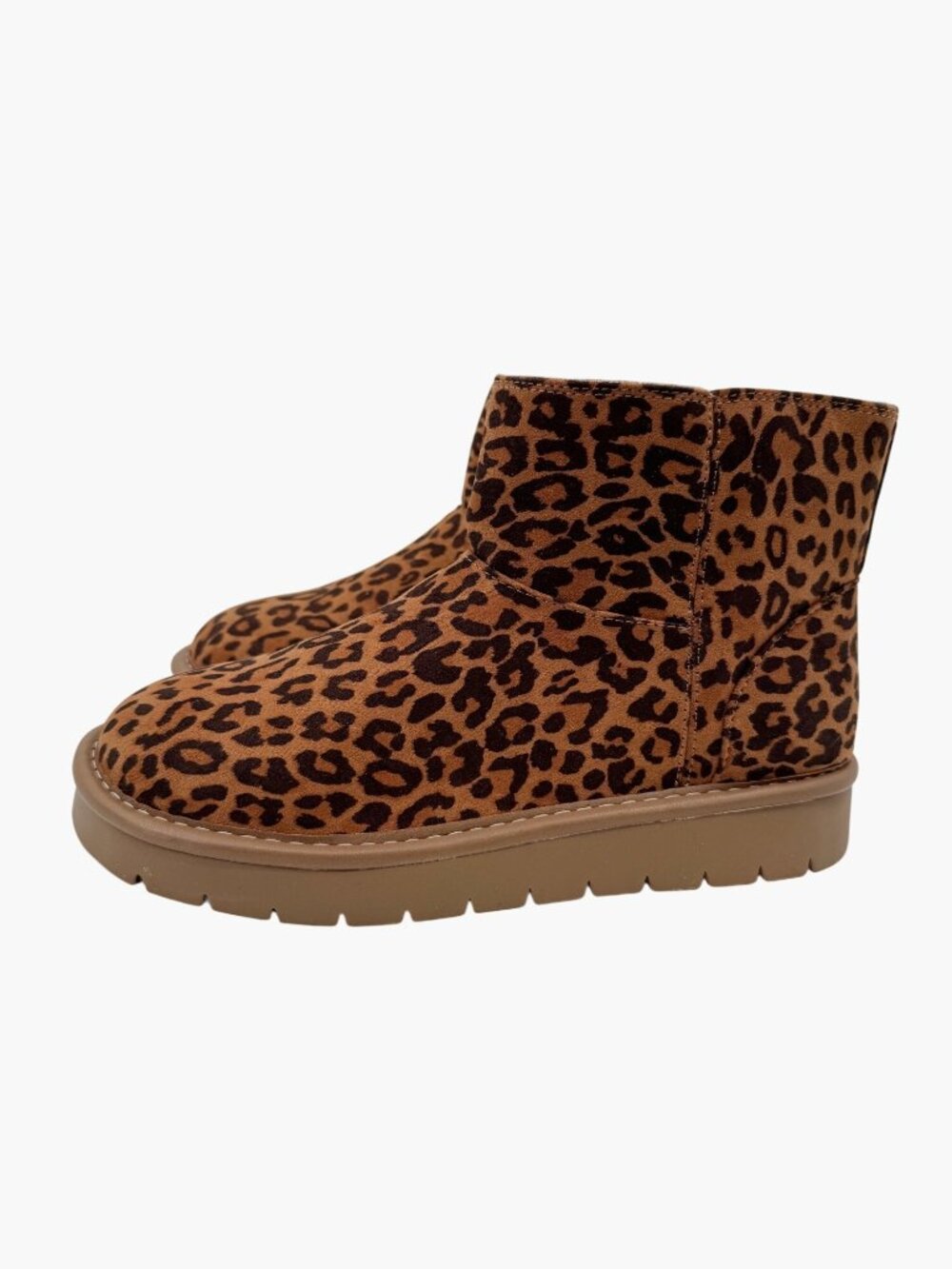 NEW Cat & Jack Girls' Honor Faux Suede Style Boots - Brown - Size 3 - Picture 2 of 7